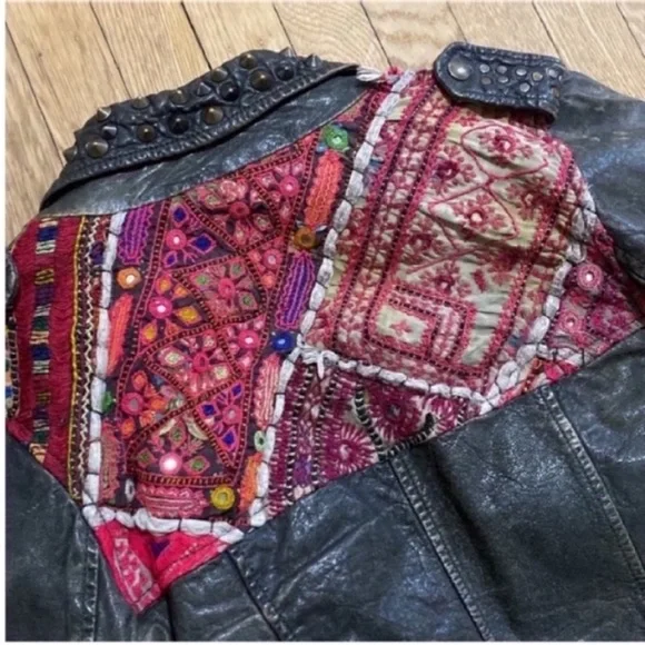 All saints leather jacket - Picture 7 of 12